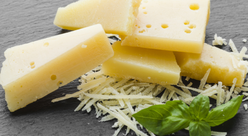 Close Up Grated Parmesan