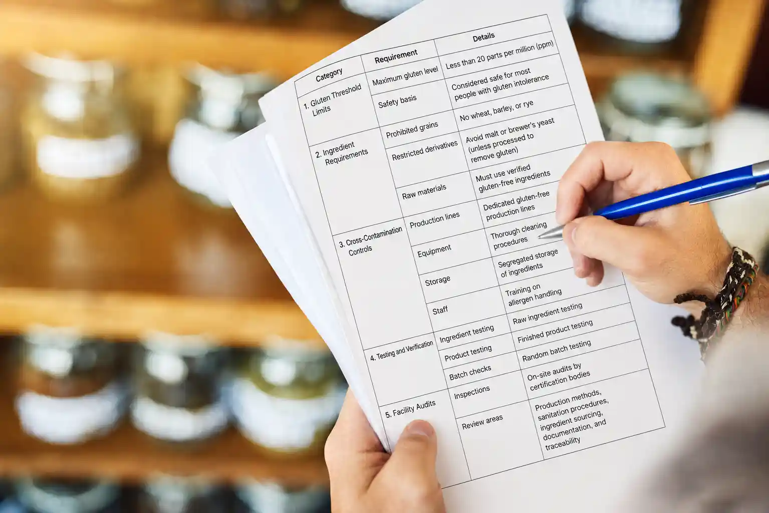 Gluten Free Checklist Cga