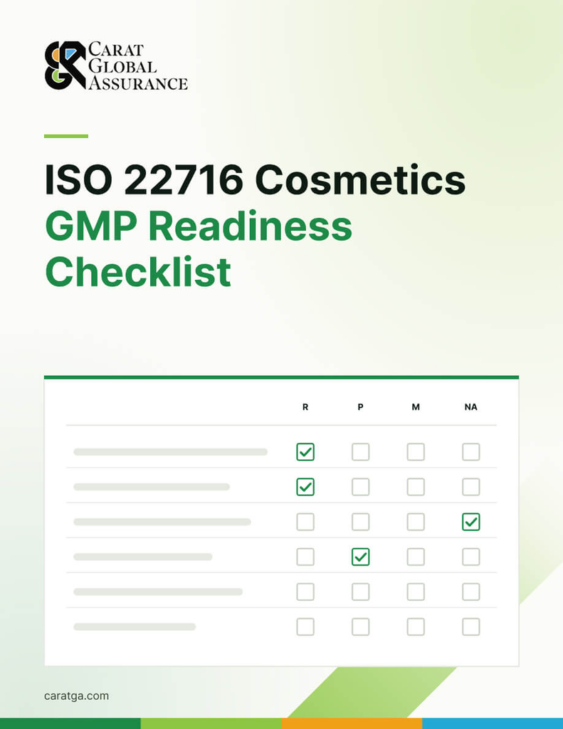 Iso 22716 Cosmetics